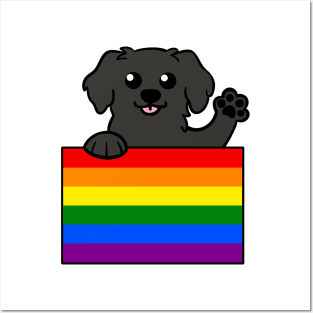 Love is Love Puppy - Black v2 Posters and Art